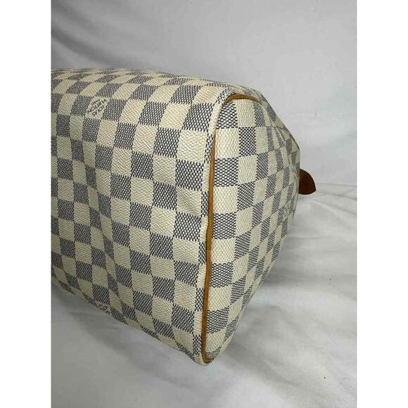 Louis Vuitton Speedy 35 Damier Azure Duffle Bag SPB-TS 348225 - Picture 6 of 16